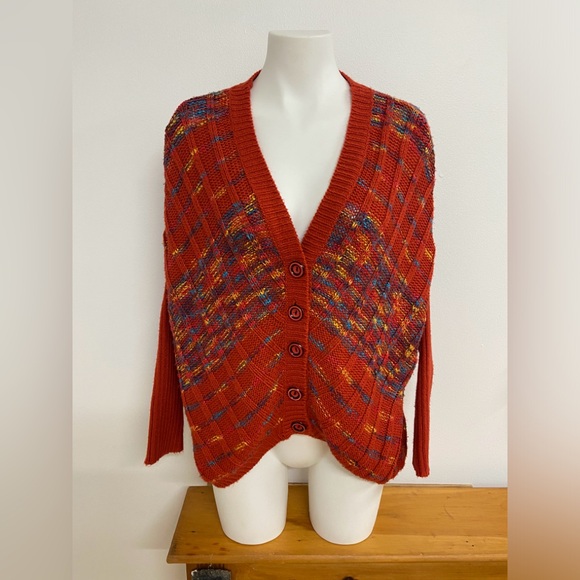 🐦⬛4/$20 🐦⬛ Slouchy 3/4 Sleeve Button Down Sweater - Picture 2 of 5